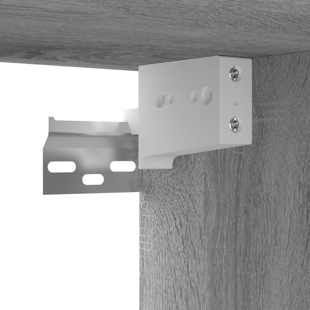 Tv-meubelen 4 st 60x30x30 cm bewerkt hout grijs sonoma eiken