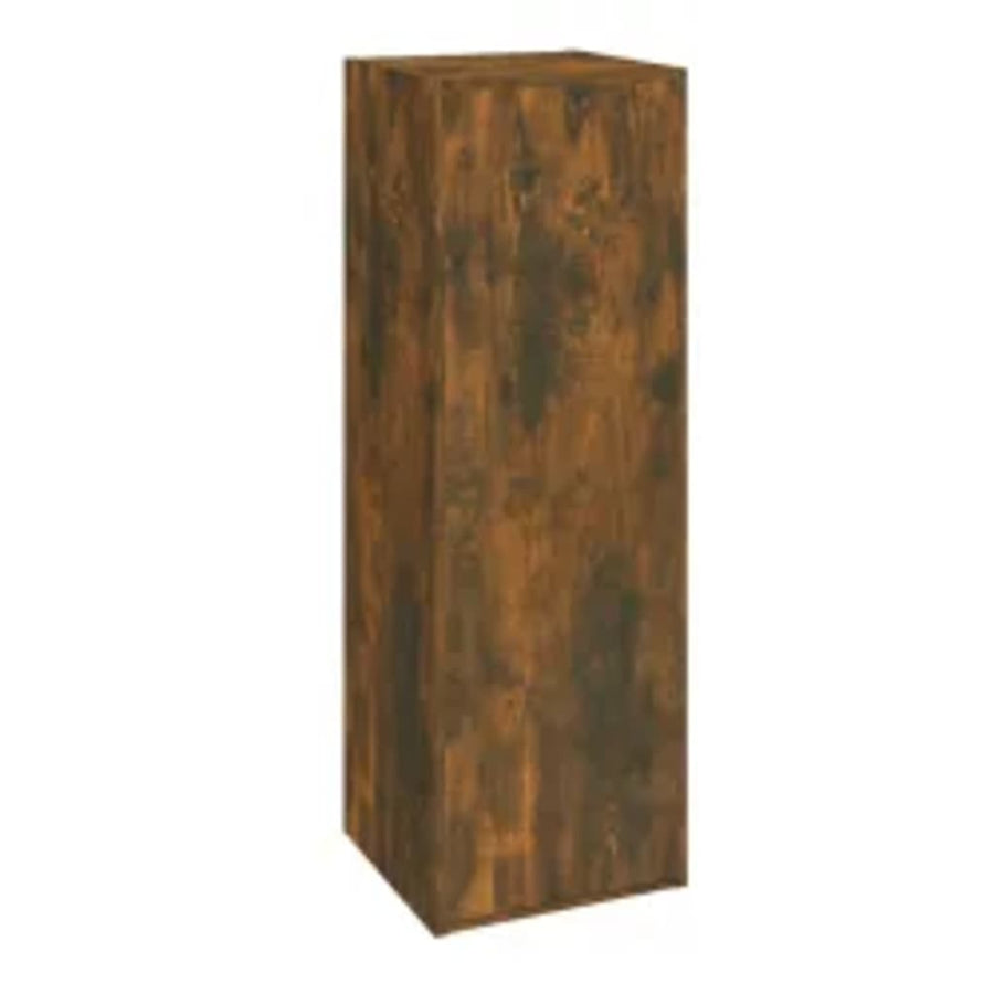 -Delige Tv-Meubelset Bewerkt Hout Kleurig 3 80 x 30 x 30 cm Gerookt eiken