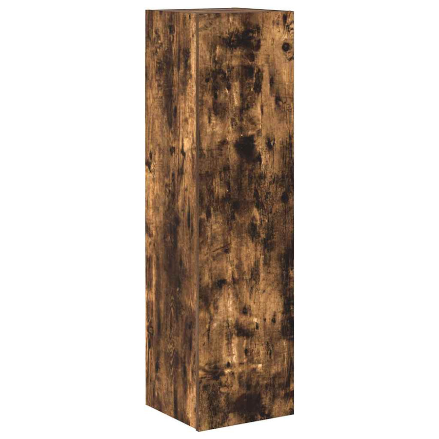 3-Delige Tv-Meubelset Bewerkt Hout Kleurig 3