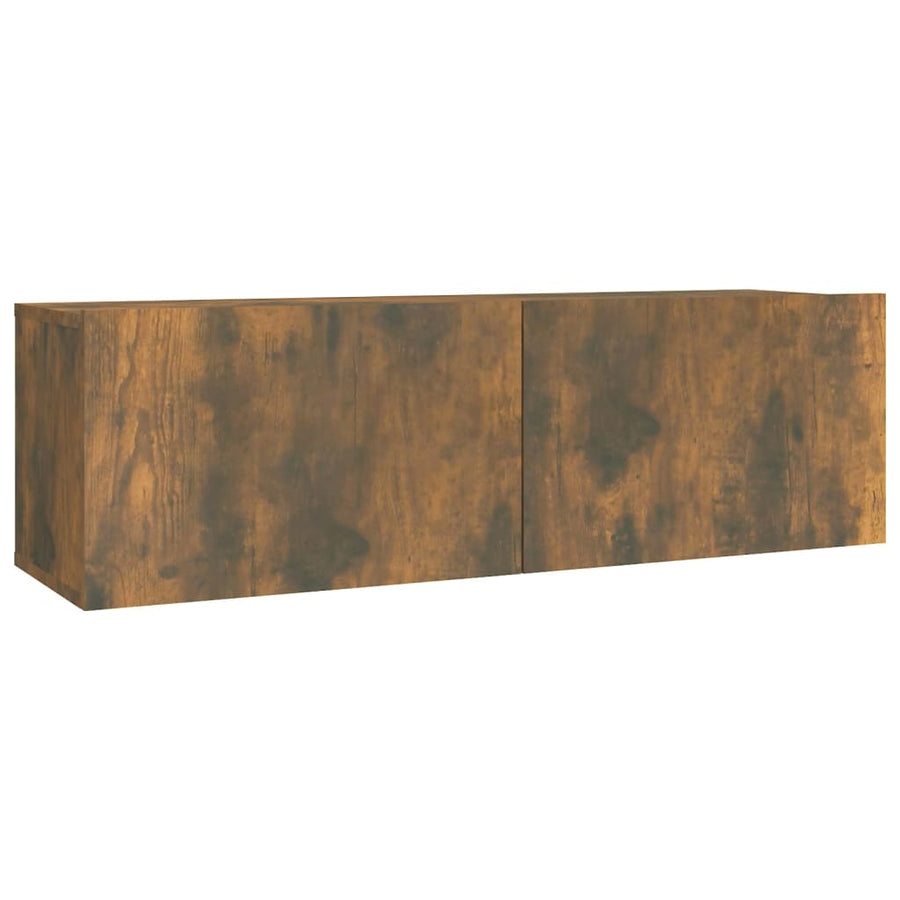 2-Delige Tv-Meubelset Bewerkt Hout Kleurig 2