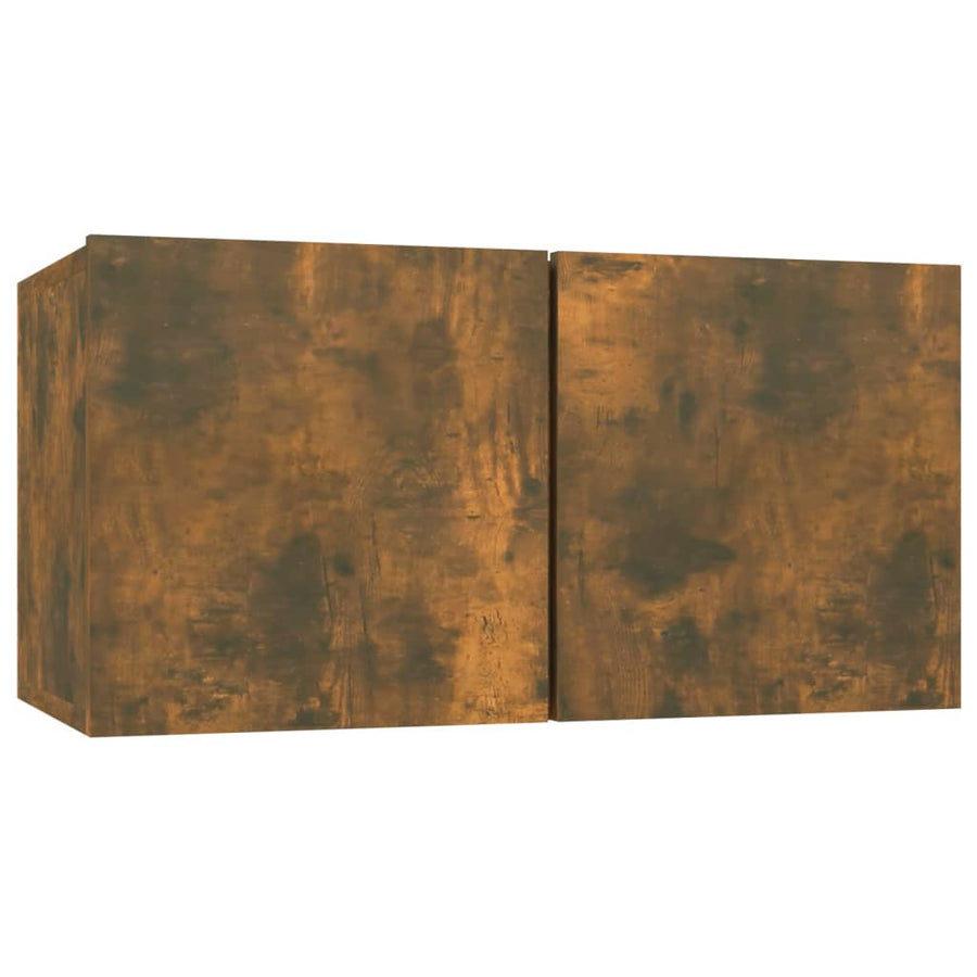 Tv-meubelen 8 st 60x30x30 cm bewerkt hout gerookt eikenkleurig