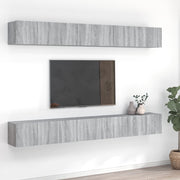 Tv-meubel 60x30x30 cm bewerkt hout grijs sonoma eiken (8 stuks)