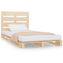 Bedframe Zonder Matras Massief Grenenhout 90 x 200 cm Naturel