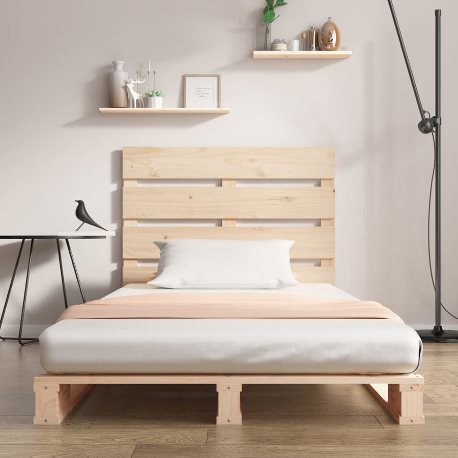Bedframe Zonder Matras Massief Grenenhout 90 x 200 cm Naturel
