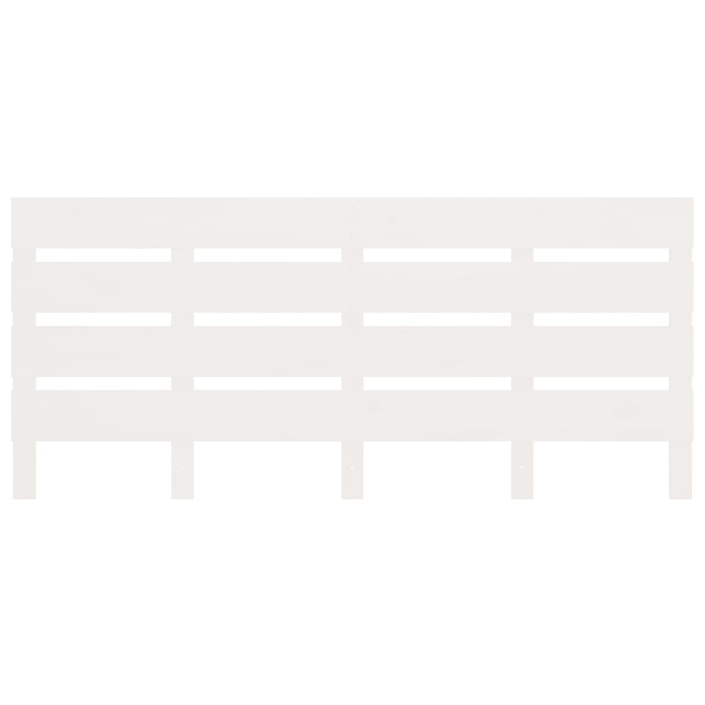 Bedframe Zonder Matras Massief Grenenhout 140 x 200 cm Wit