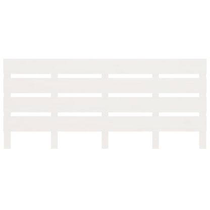 Bedframe Zonder Matras Massief Grenenhout 140 x 200 cm Wit