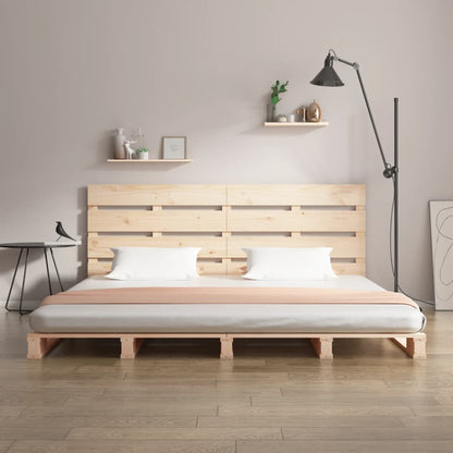 Bedframe Massief Grenenhout 160 x 200 cm Naturel