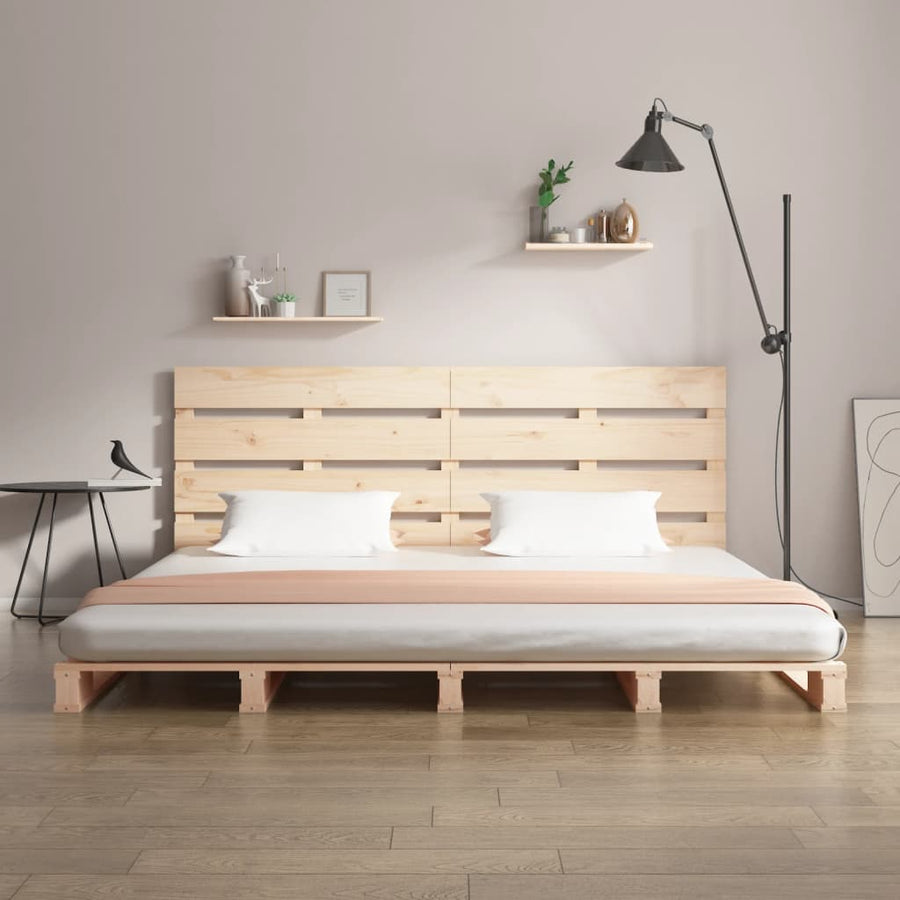Bedframe Massief Grenenhout 160 x 200 cm Naturel