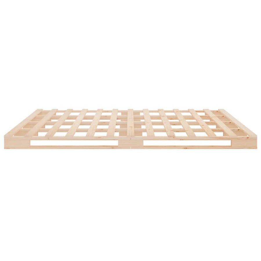 Bedframe Massief Grenenhout 160 x 200 cm Naturel