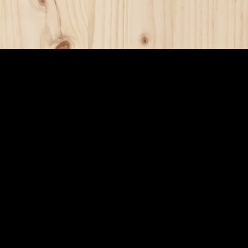 Bedframe Massief Grenenhout 160 x 200 cm Naturel