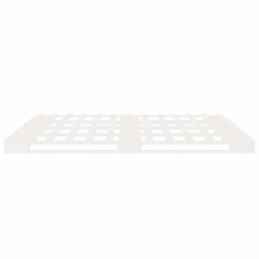 Bedframe Massief Grenenhout 160 x 200 cm Wit