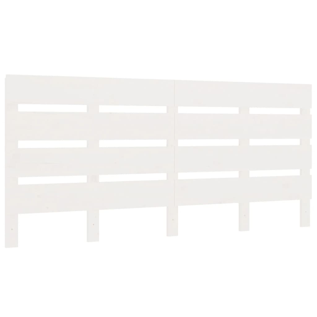 Bedframe Massief Grenenhout 160 x 200 cm Wit