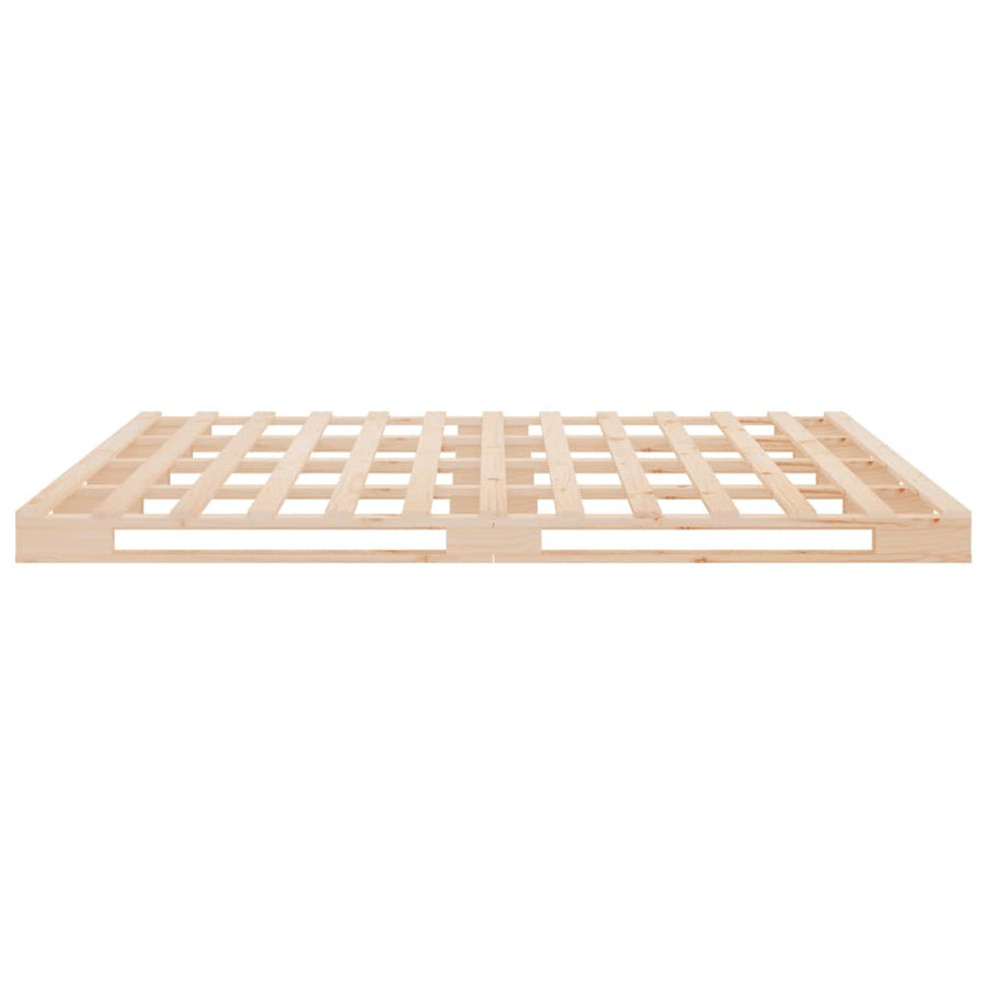 Bedframe Massief Grenenhout 6Ft Super King 180 x 200 cm Naturel