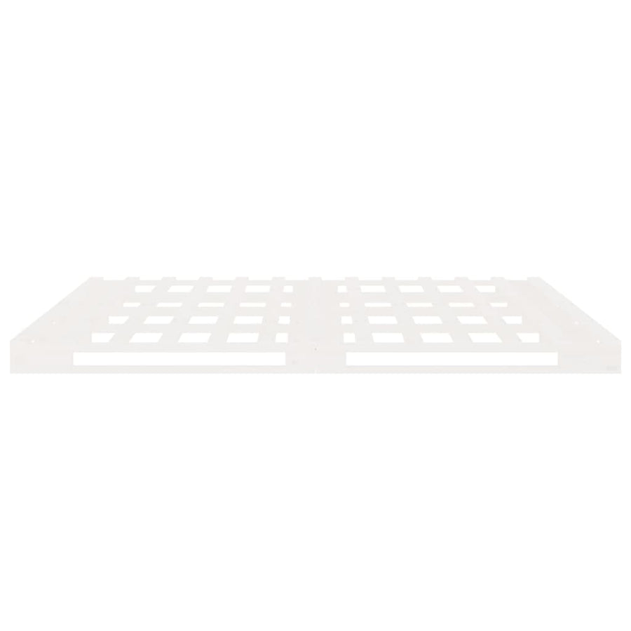 Bedframe Massief Grenenhout 6Ft Super King 180 x 200 cm Wit