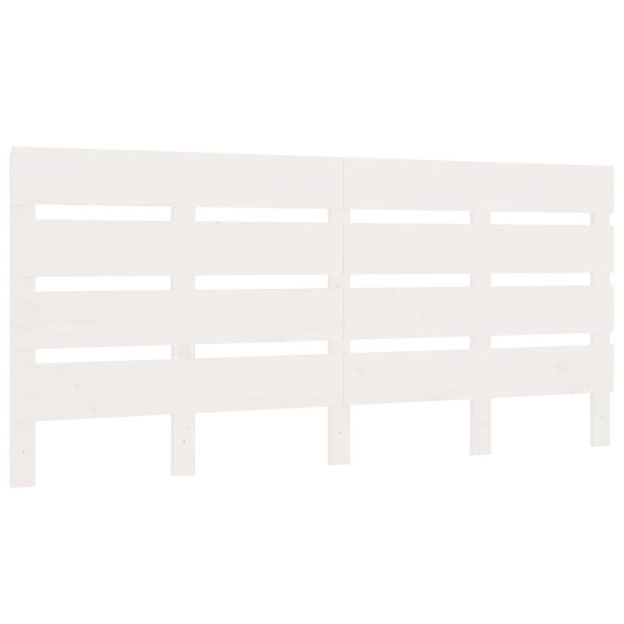 Bedframe Massief Grenenhout 6Ft Super King 180 x 200 cm Wit