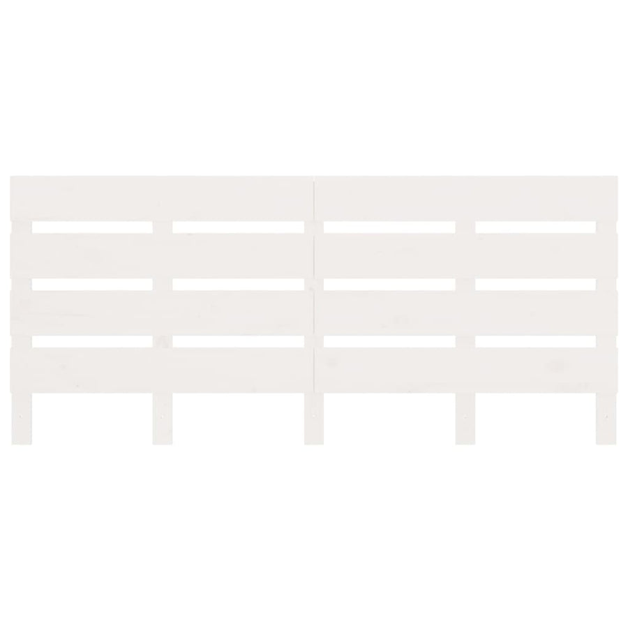Bedframe Massief Grenenhout 6Ft Super King 180 x 200 cm Wit