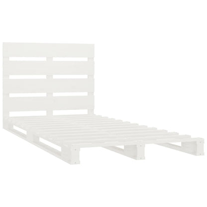 Bedframe Massief Grenenhout 2Ft6 Small Single 75 x 190 cm Wit