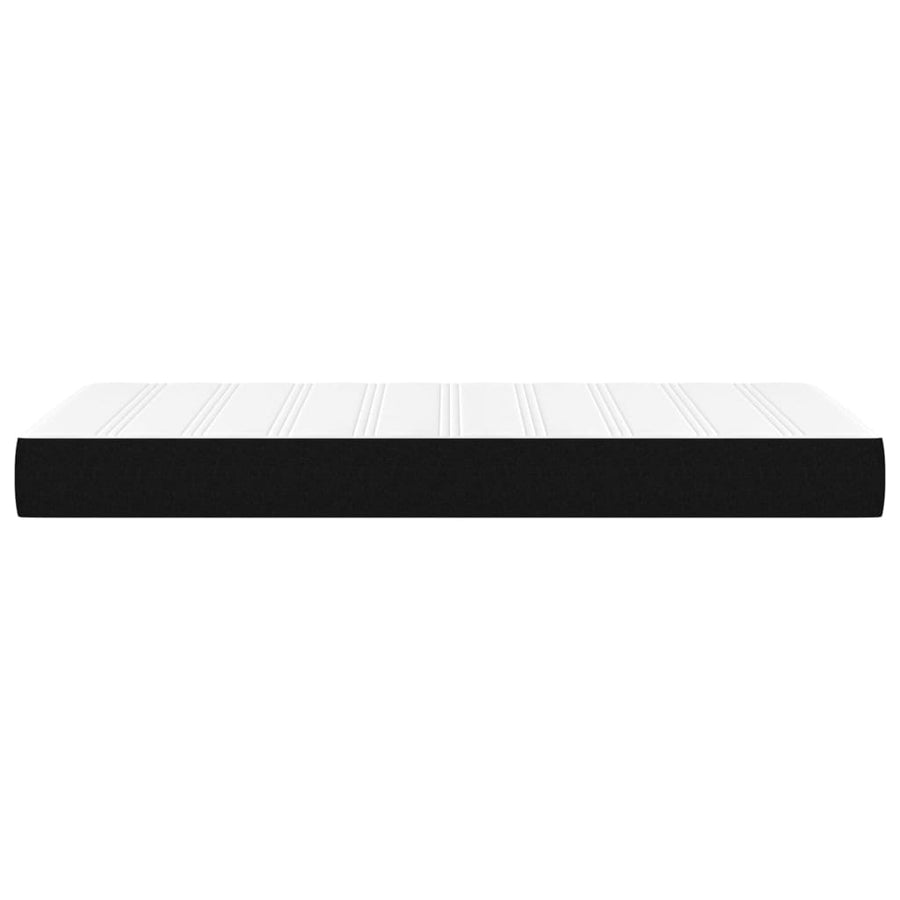 Pocketveringmatras 80x200x20 cm stof zwart