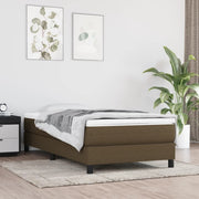 Pocketveringmatras 80x200x20 cm donkerbruin