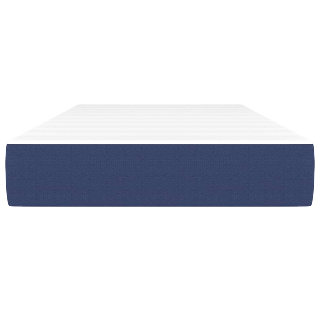 Pocketveringmatras 80x200x20 cm stof blauw