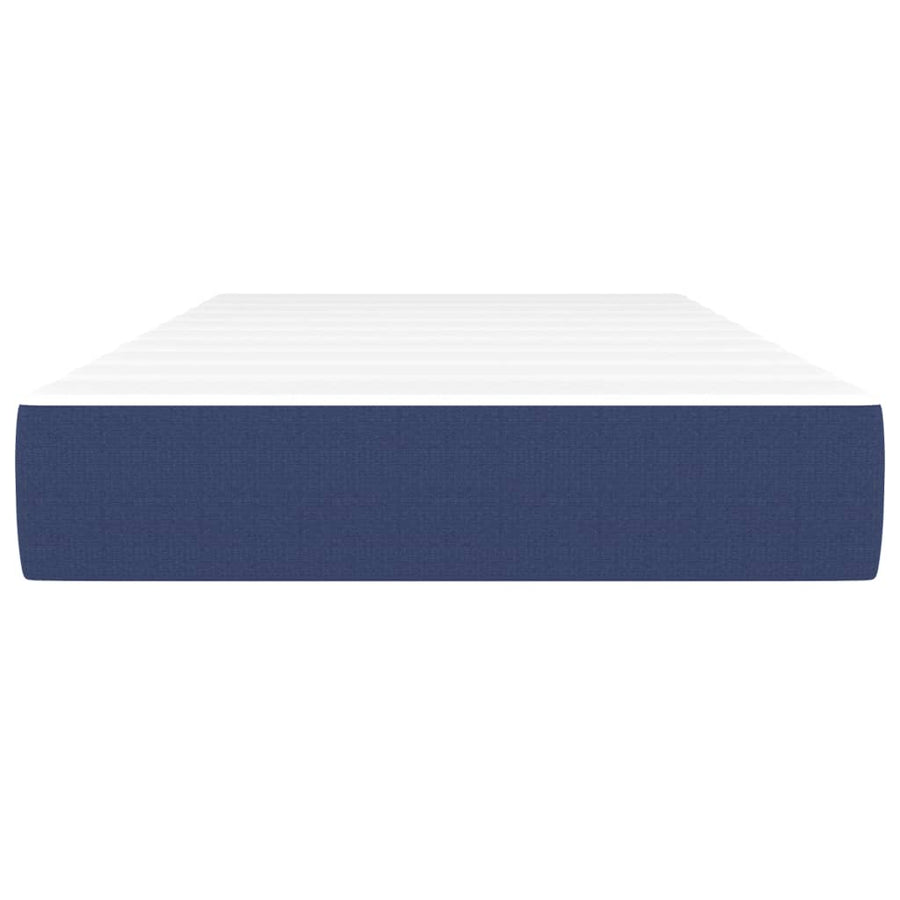 Pocketveringmatras 80x200x20 cm stof blauw