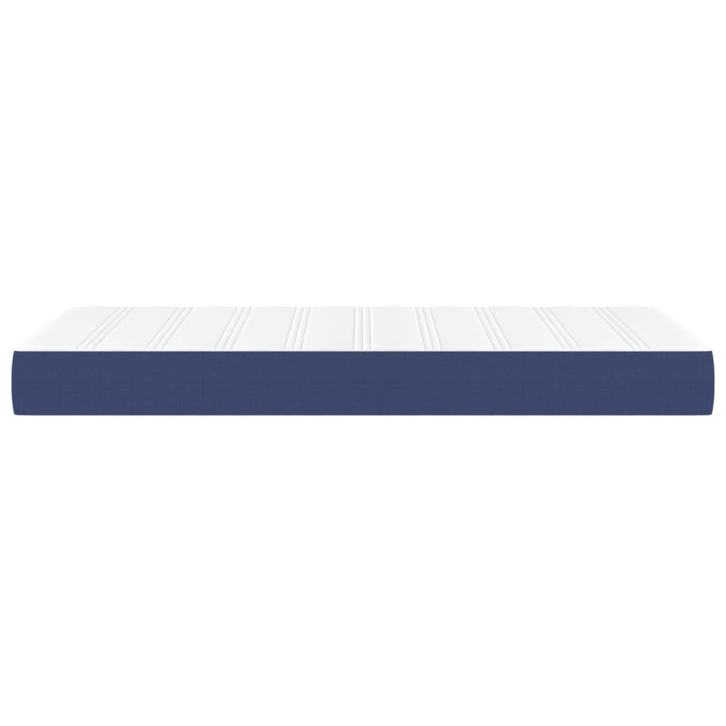 Pocketveringmatras 80x200x20 cm stof blauw