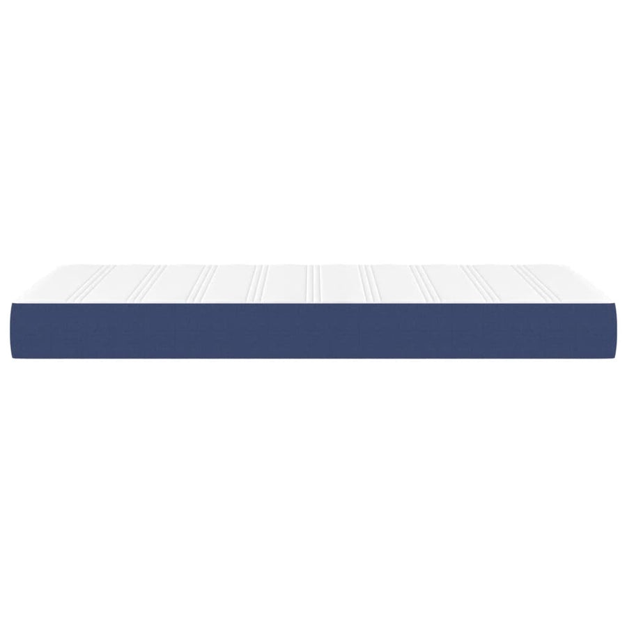 Pocketveringmatras 80x200x20 cm stof blauw