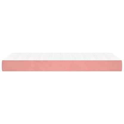 Pocketveringmatras 80X200X20 Cm Fluweel 80 x 200 cm Roze