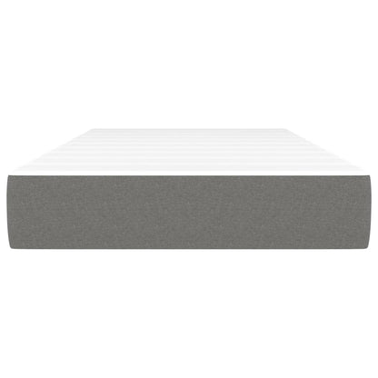 Pocketveringmatras 90x190x20 cm stof donkergrijs