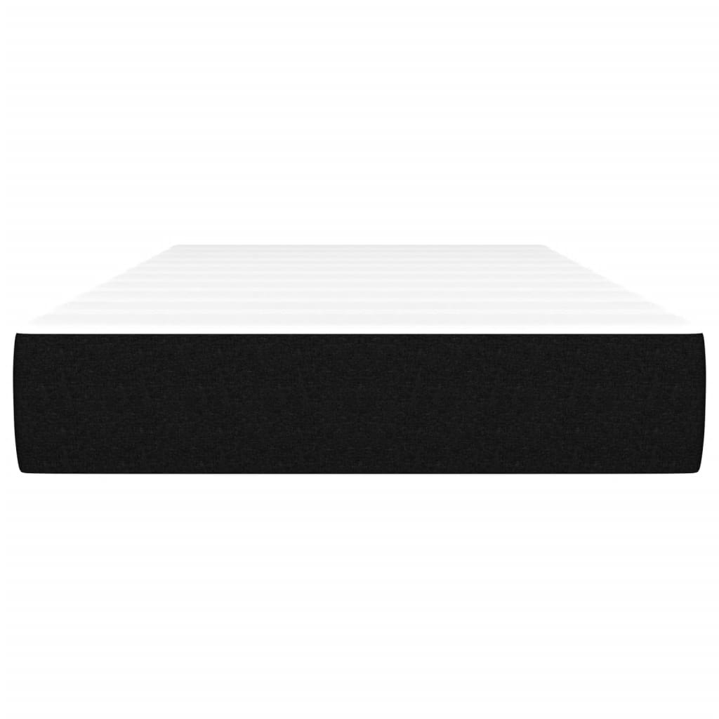 Pocketveringmatras 90x190x20 cm stof zwart