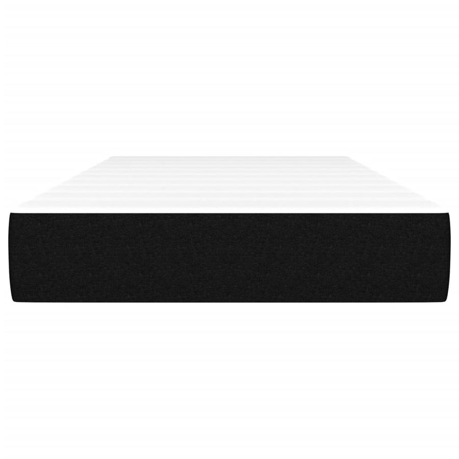 Pocketveringmatras 90x190x20 cm stof zwart