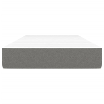 Pocketveringmatras 90x200x20 cm stof donkergrijs