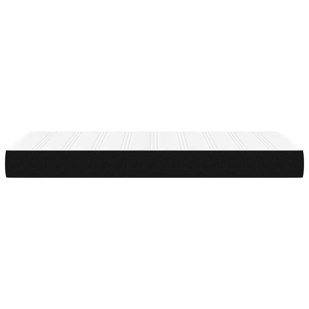 Pocketveringmatras 90x200x20 cm stof zwart