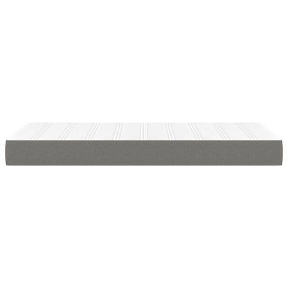 Pocketveringmatras 100x200x20 cm stof donkergrijs