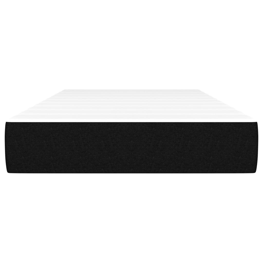 Pocketveringmatras 100x200x20 cm stof zwart