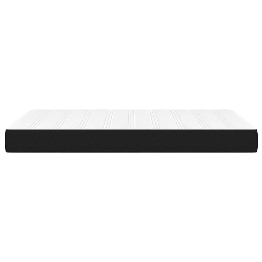 Pocketveringmatras 120x200x20 cm stof zwart