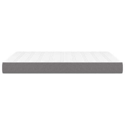 Pocketveringmatras 140x190x20 cm stof donkergrijs