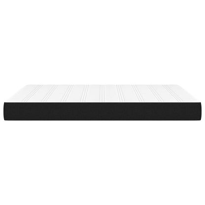 Pocketveringmatras 140x190x20 cm stof zwart
