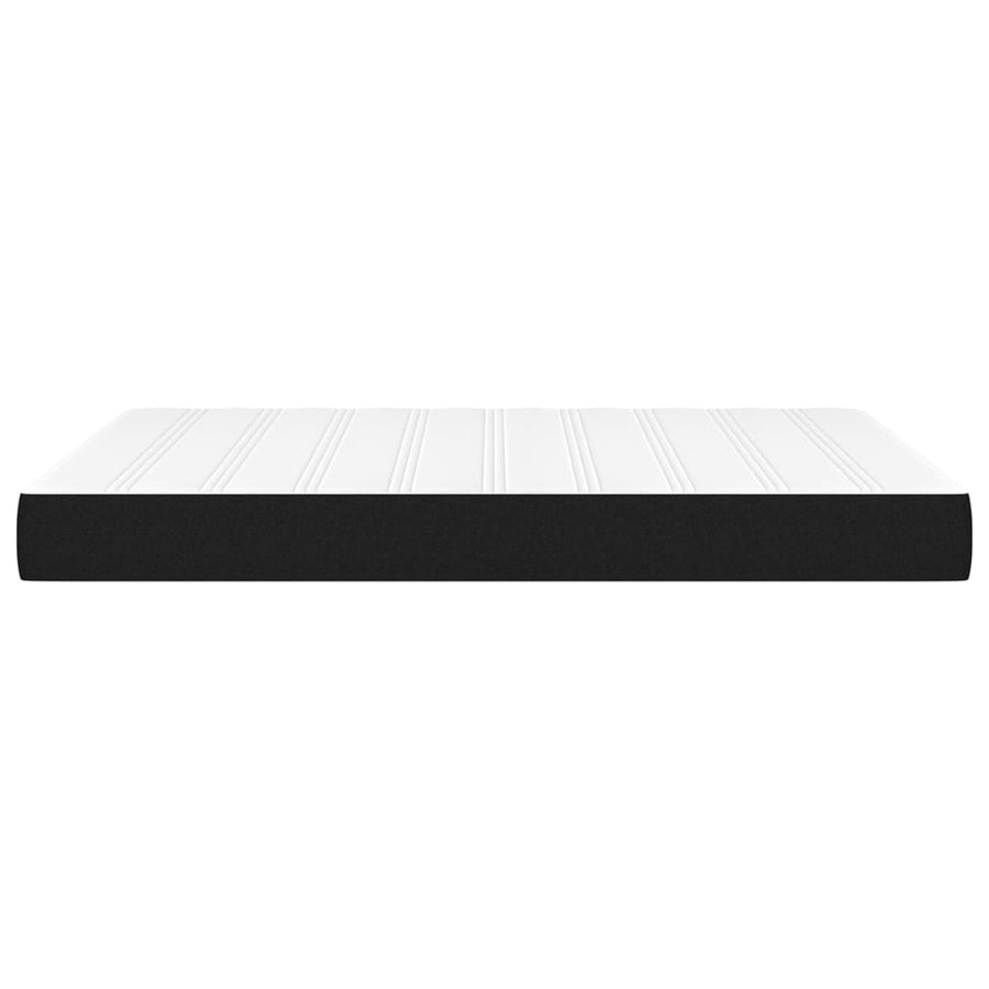 Pocketveringmatras 140x190x20 cm stof zwart