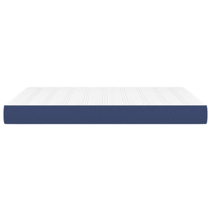 Pocketveringmatras 140x190x20 cm stof blauw