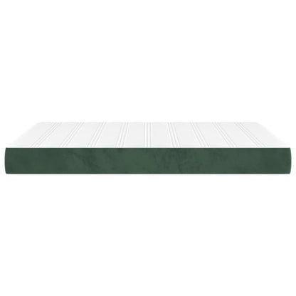 Pocketveringmatras 40X90X20 Cm Fluweel 140 x 190 cm Donkergroen