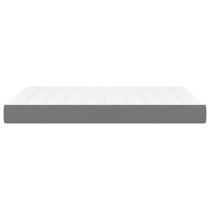 Pocketveringmatras 140x200x20 cm stof donkergrijs