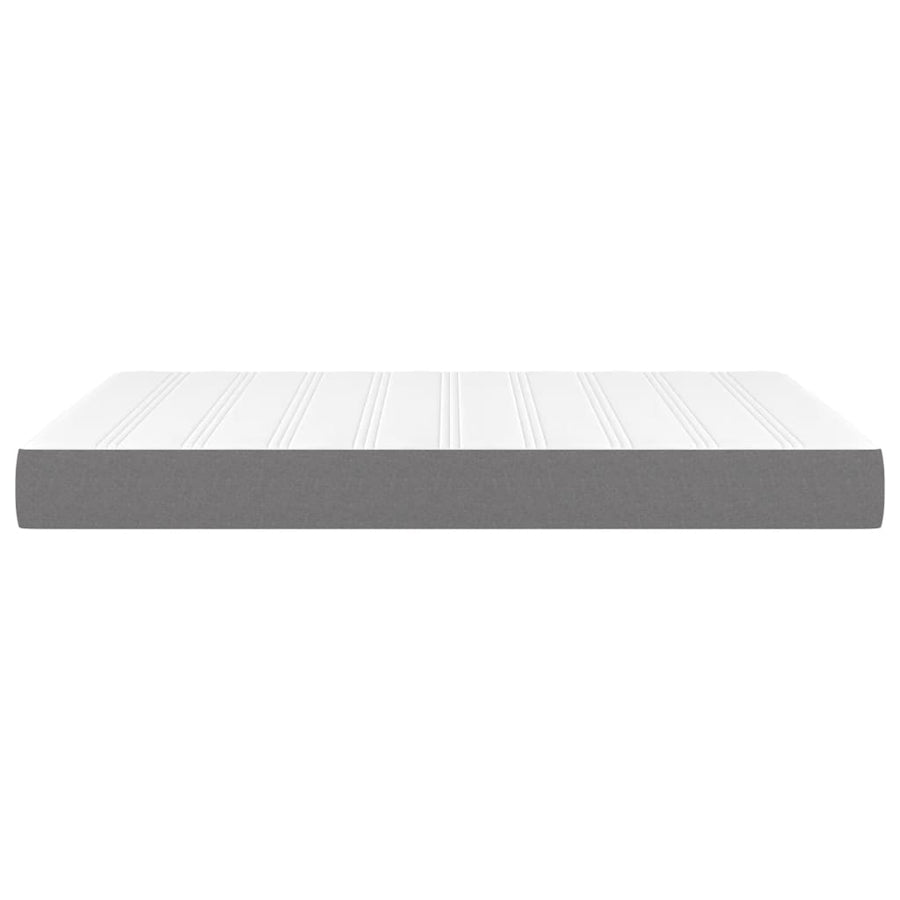 Pocketveringmatras 140x200x20 cm stof donkergrijs