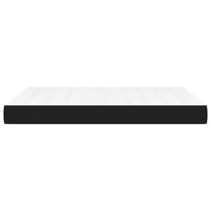 Pocketveringmatras 140x200x20 cm stof zwart