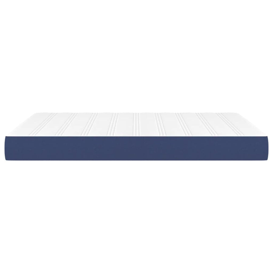 Pocketveringmatras 140x200x20 cm stof blauw