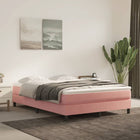 Pocketveringmatras 140X200X20 Cm Fluweel Roze