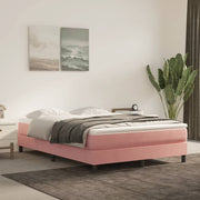 Pocketveringmatras medium 140x200x20 cm fluweel roze
