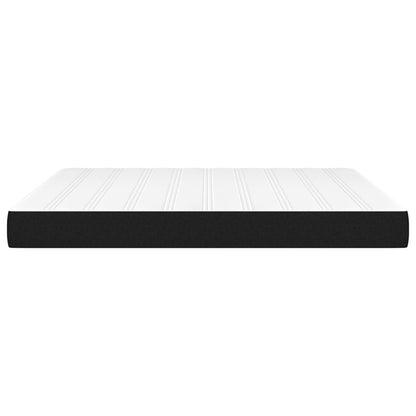 Pocketveringmatras 160x200x20 cm stof zwart