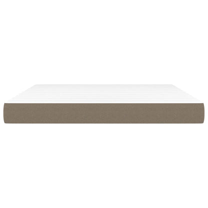 Pocketveringmatras 160x200x20 cm stof taupe