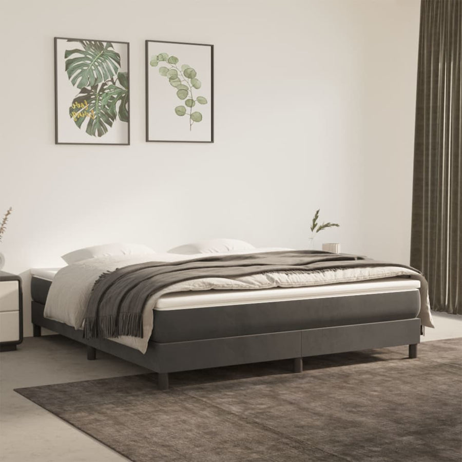 Pocketveringmatras 80X200X20 Cm Fluweel Donkergroen